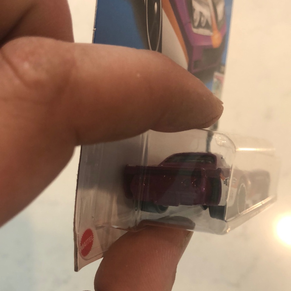 Purple 76 Greenwood Corvette Toy Car - Picture 5 of 7